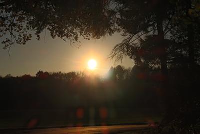 Sonnenuntergang im Münsterland