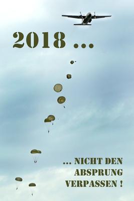 Postkarte für 2018